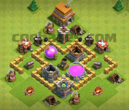 Best-loot-protecting-base-town-hall-3