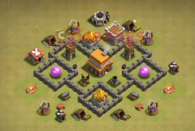 Clash-of-clans-town-hall-4-war-base-link-1