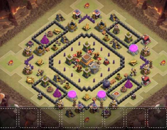 Anti 2 Star Dragon Layout TH8