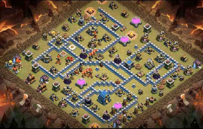 Anti 2 Star TH12 War Base Link