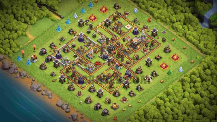 Anti 3 Star Farming Design Town Hall 11