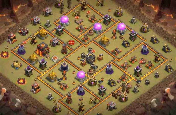 Anti 3 Star TH10 War Base