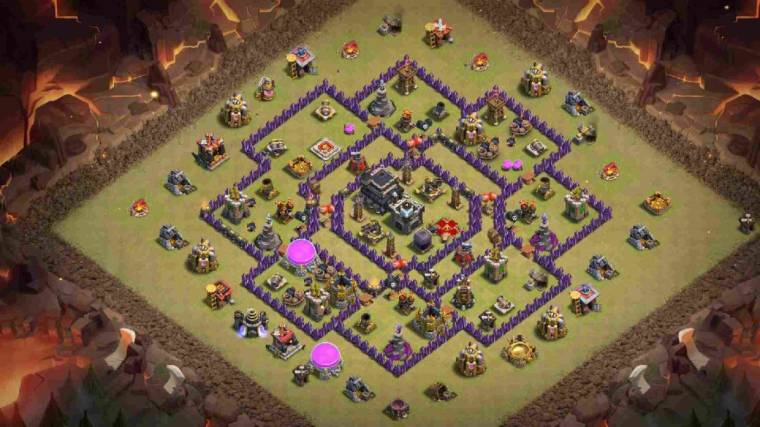 Anti 3 Stars Level 9 War Base With Link