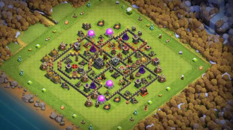 Anti 3 Stars Level 9 War Base With Link