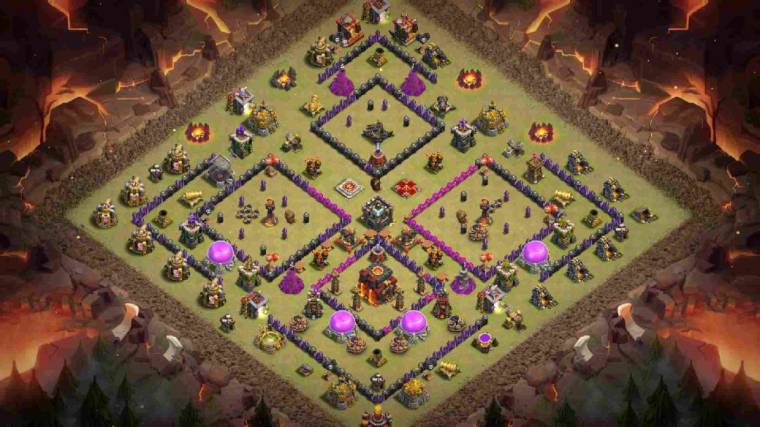 Anti 3 Stars War Base Level 10 Link