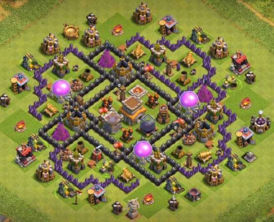 Best Clash Of Clans Base Town Hall 08 Hybrid Link
