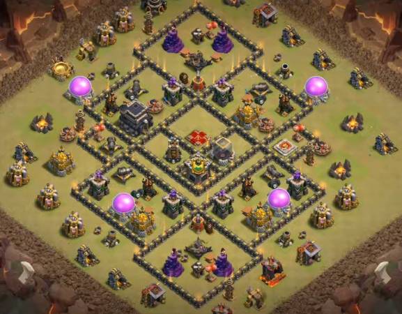 Best Clash Of Clans Town Hall 9 War Layout Link