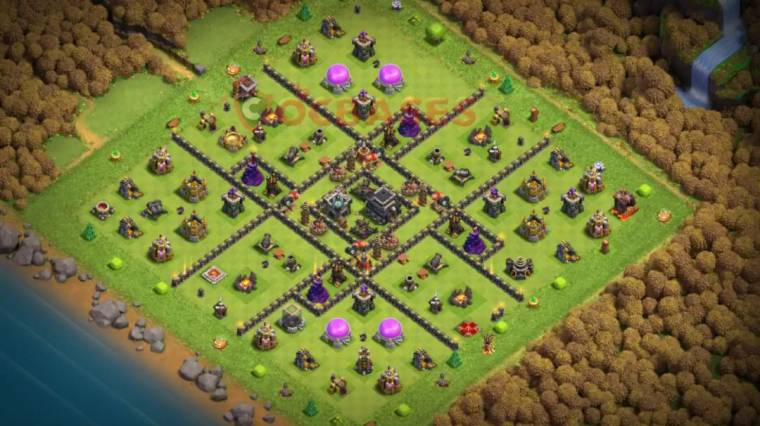Best Clash Of Clans Town Hall 9 War Layout Link