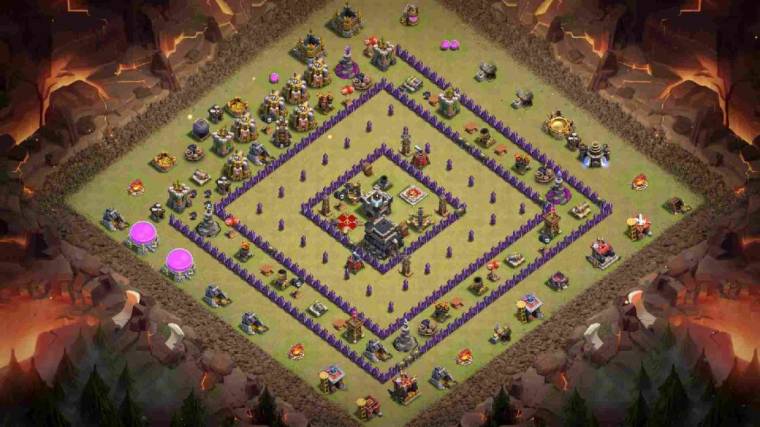 Best COC TH9 War Base