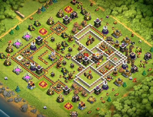 Best TH11 Trophy Base Copy Link