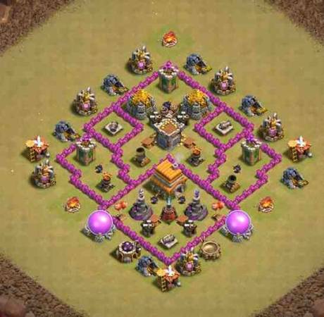 Best TH6 War Base Copy Link
