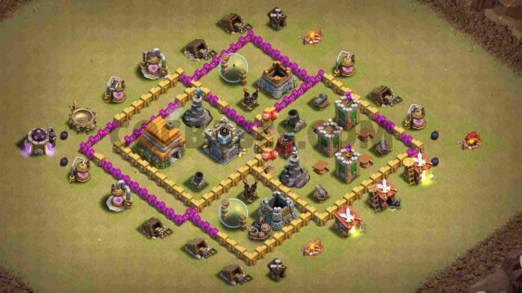 Best TH6 War Base Link Copy
