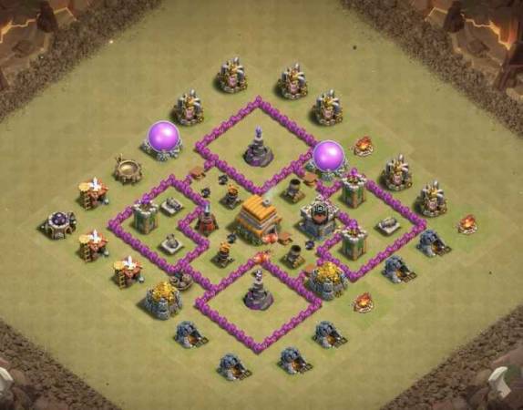 Best TH6 War Base With Link