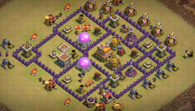 Best TH7 War Base Copy Link