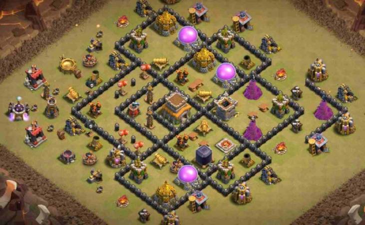 Best TH8 War Base Copy Link