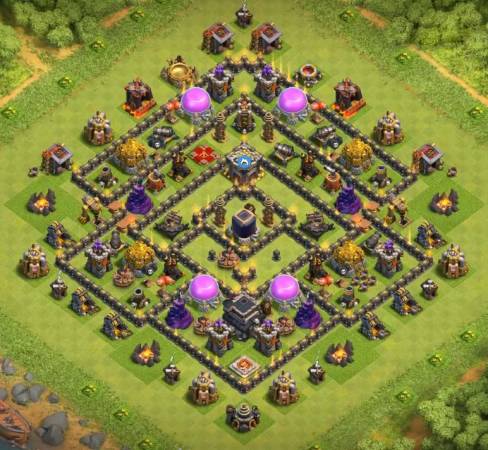 Best TH9 De Farming Base