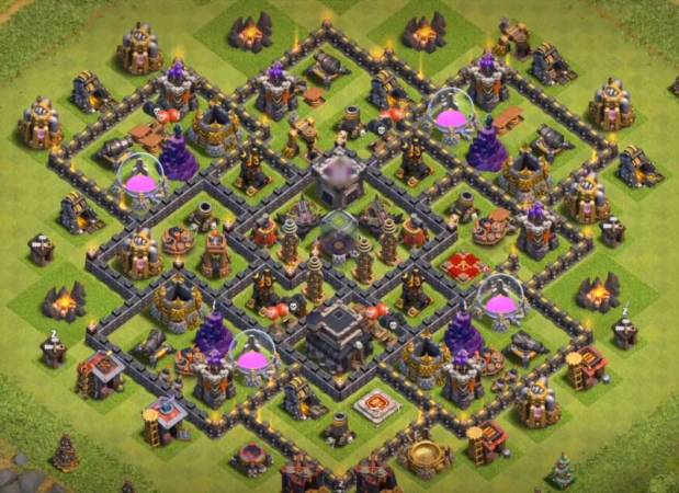 Best TH9 Defense Base 2023 Anti Everything