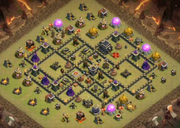 Best TH9 War Base Link