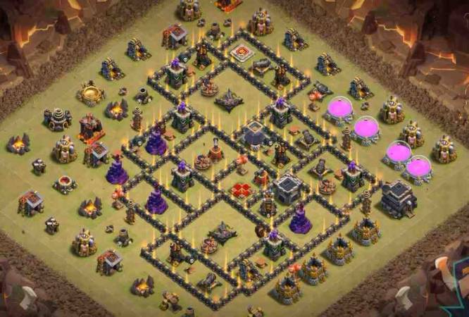 Best TH9 War Base With Link
