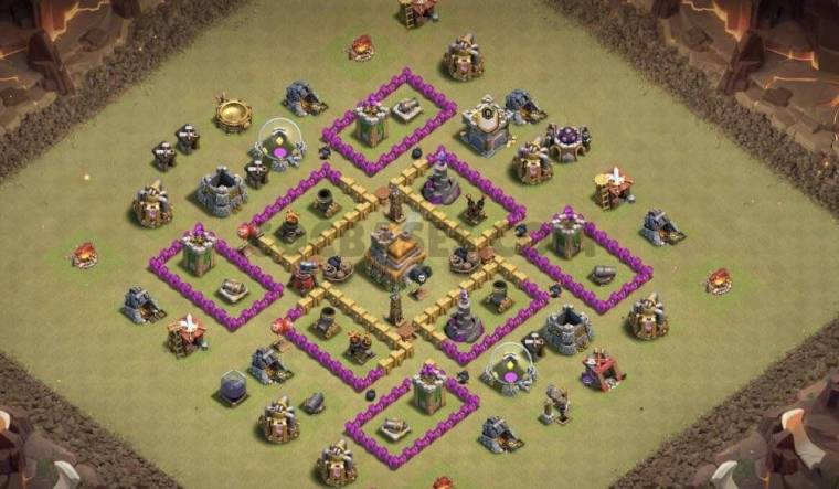 Best Town Hall 07 Trophy Base Link Anti Everything