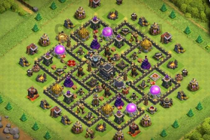 Best Town Hall 09 Hybrid Base Link Anti Everything
