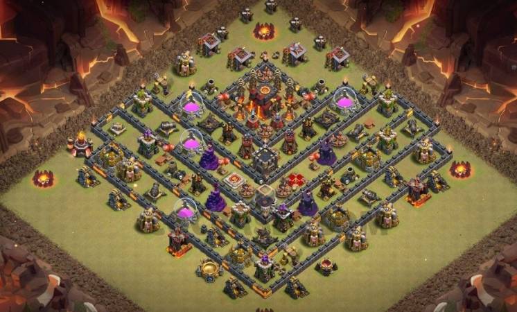 Best Town Hall 10 Hybrid Base Link Anti Everything