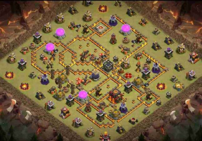 Best Town Hall 10 War Base Layout