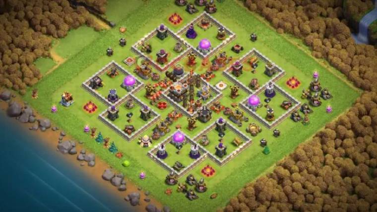 Best Town Hall 11 Base Hybrid Link