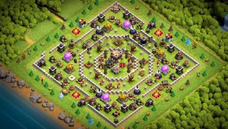 Best Town Hall 11 Trophy Base Link Anti Everything