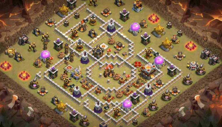 Best Town Hall 11 War Base Defense