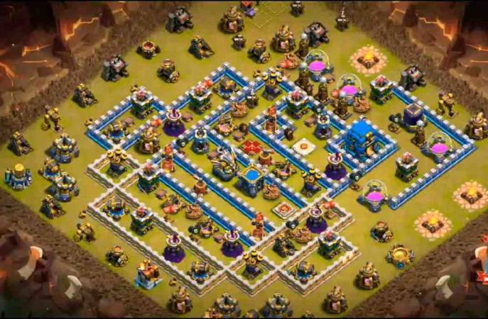 Best Town Hall 12 Clan War League Base Link