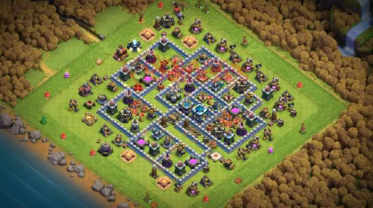 Best Town Hall 13 Hybrid Base With Link