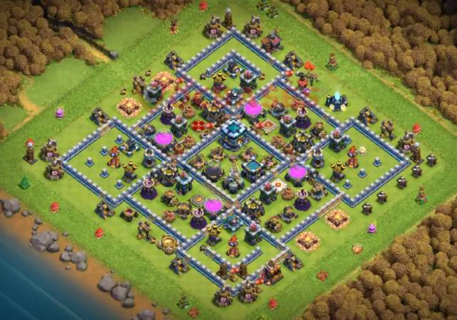 Best Town Hall 13 Hybrid Base With Link