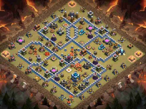 Best Town Hall 13 War Base Defense