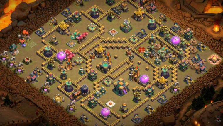Best Town Hall 14 War Base Defense