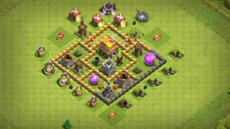 Best Town Hall 5 Trophy Base Link