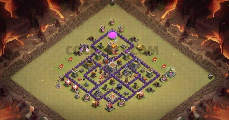 Best Town Hall 7 War Base Link Anti Everything