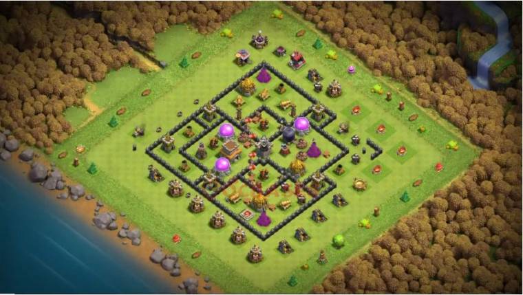 Best Town Hall 8 Base Anti Dragon Link