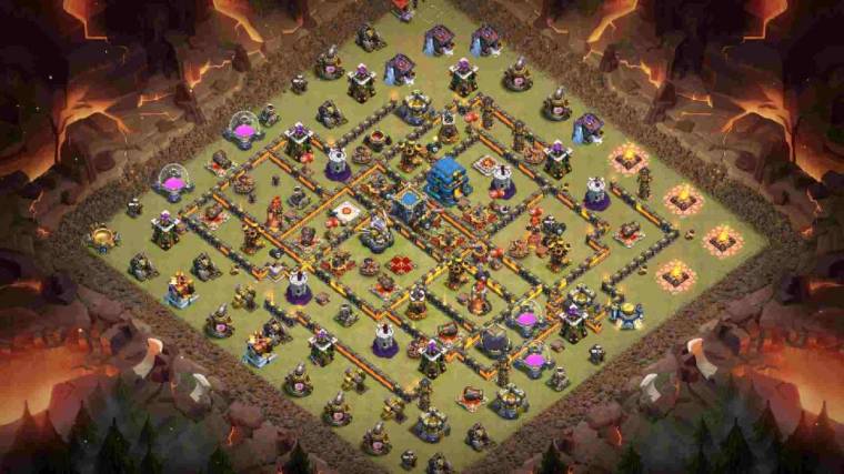 CC Centered TH12 War Layout Design Link