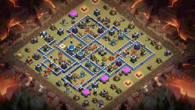 CC Centered TH13 War Layout Design Link