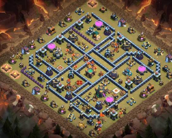 Centralized Clan Castle War Layout Link