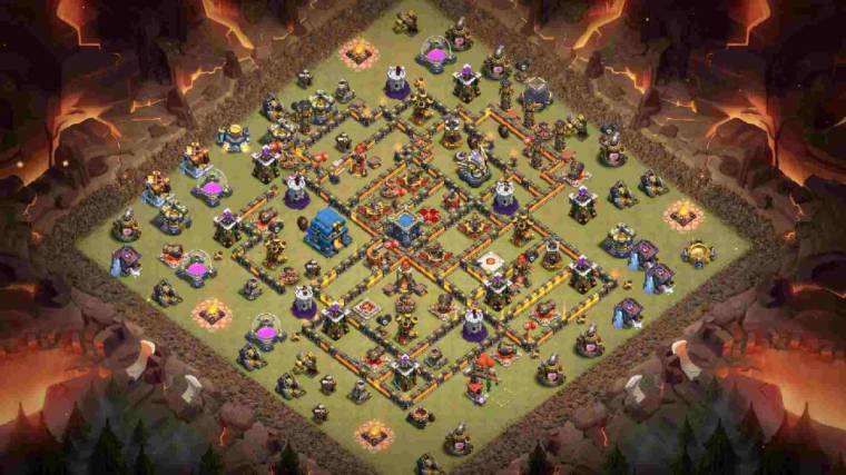 Clash Of Clans Anti 3 Stars Design Town Hall 12