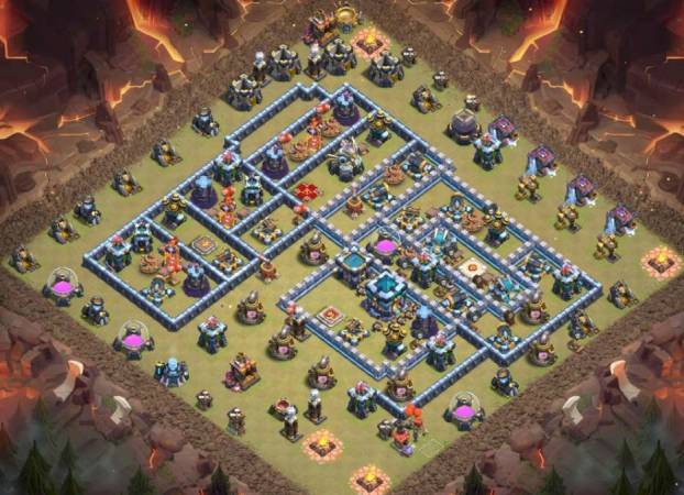 Clash Of Clans Anti 3 Stars Design Town Hall 13