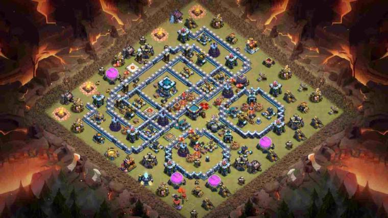 Clash Of Clans Anti 3 Stars Design Town Hall 13