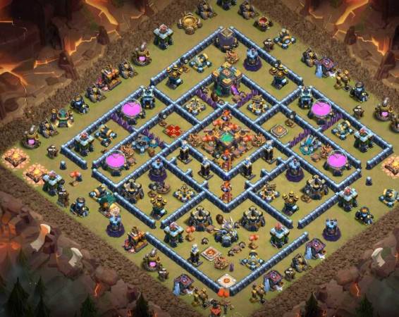 Clash Of Clans Anti Everything Layout Link Level 14