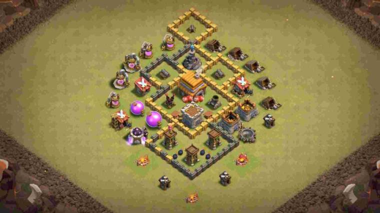 Clash Of Clans Best TH5 Trophy Layout