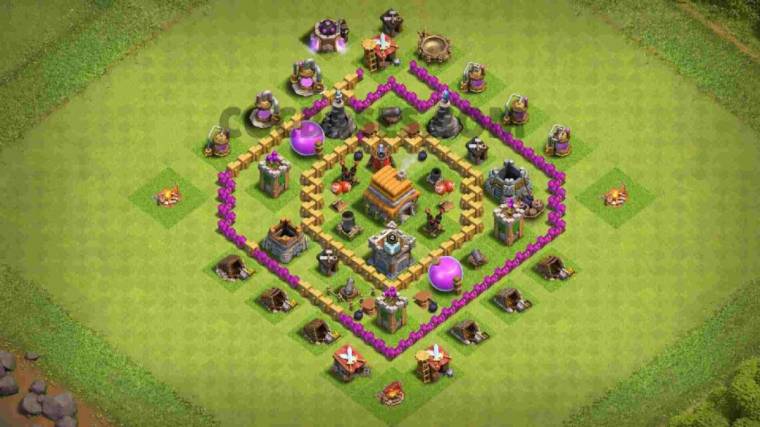 Clash Of Clans Level 6 Loot Village