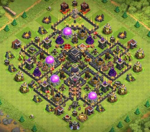 Clash Of Clans Level Nine Loot Protection Layout Design Link