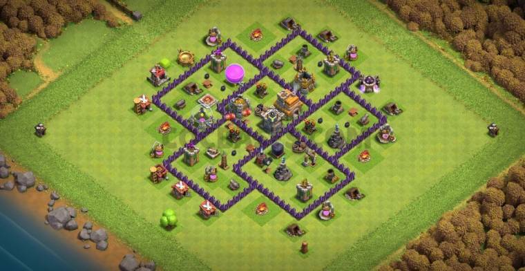Clash Of Clans TH07 Farming Base