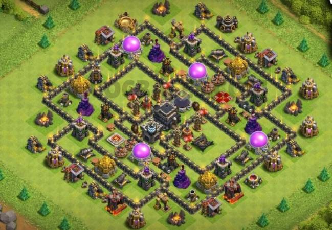 Clash Of Clans TH09 Hybrid Base Link